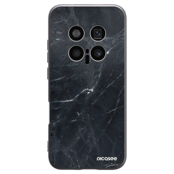 Picasee Μαύρη θήκη σιλικόνης για Honor Magic8 Pro 5G - Black marble