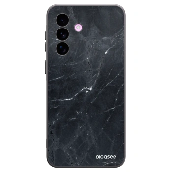 Picasee Μαύρη θήκη σιλικόνης για Samsung Galaxy A57 5G - Black marble