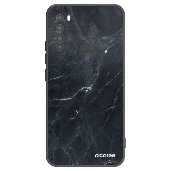Picasee Μαύρη θήκη σιλικόνης για Xiaomi Redmi Note 8 - Black marble