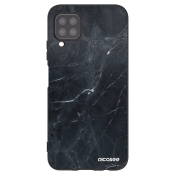 Picasee Μαύρη θήκη σιλικόνης για Huawei P40 Lite - Black marble