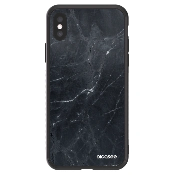 Picasee ULTIMATE CASE για Apple iPhone X/XS - Black marble