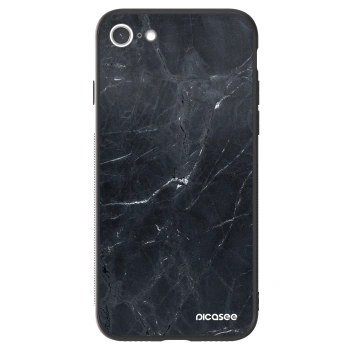 Picasee ULTIMATE CASE για Apple iPhone 7 - Black marble