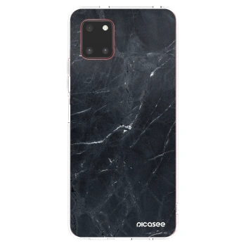 Picasee διαφανής θήκη σιλικόνης Samsung Galaxy Note 10 Lite N770F - Black marble