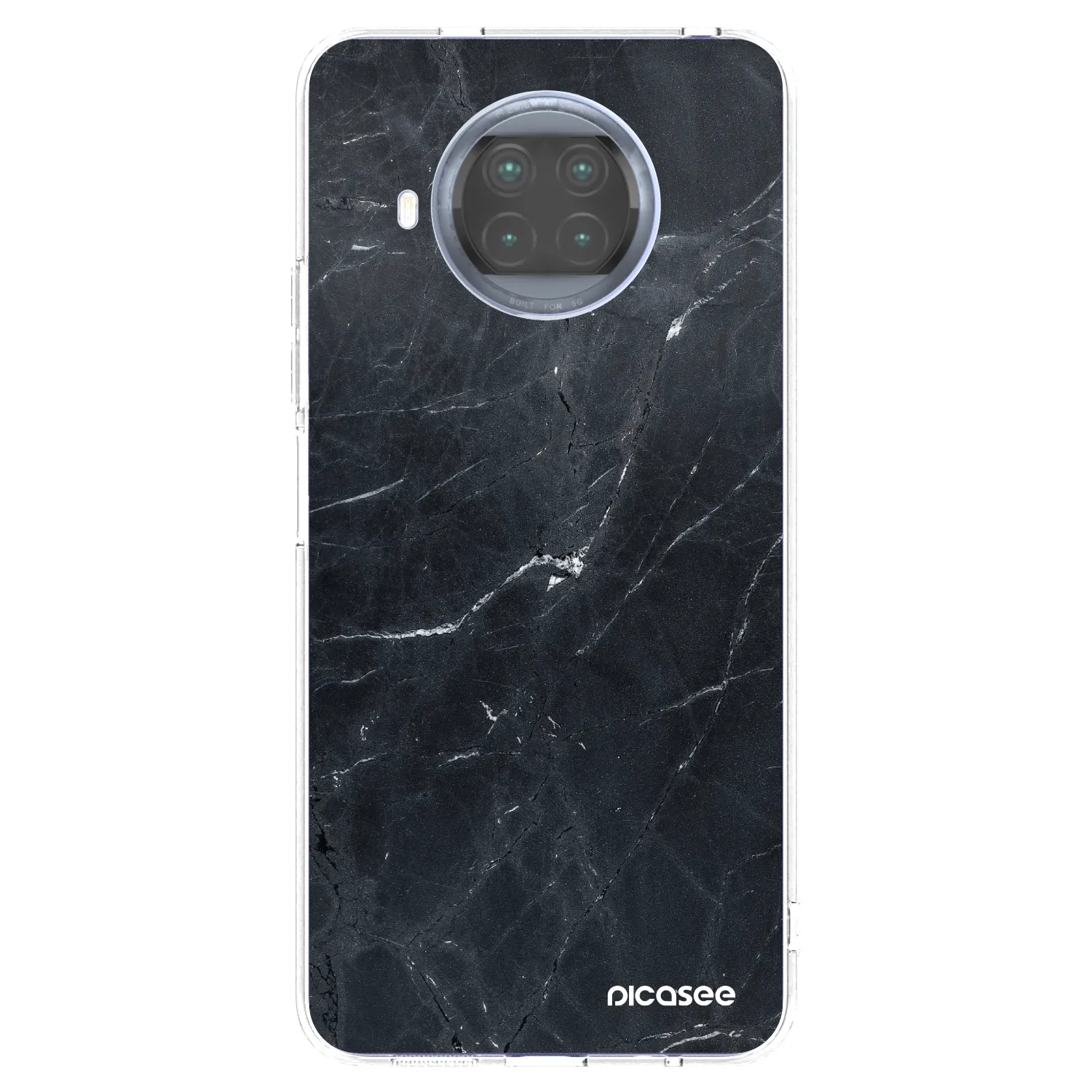 Picasee διαφανής θήκη σιλικόνης Xiaomi Mi 10T Lite - Black marble