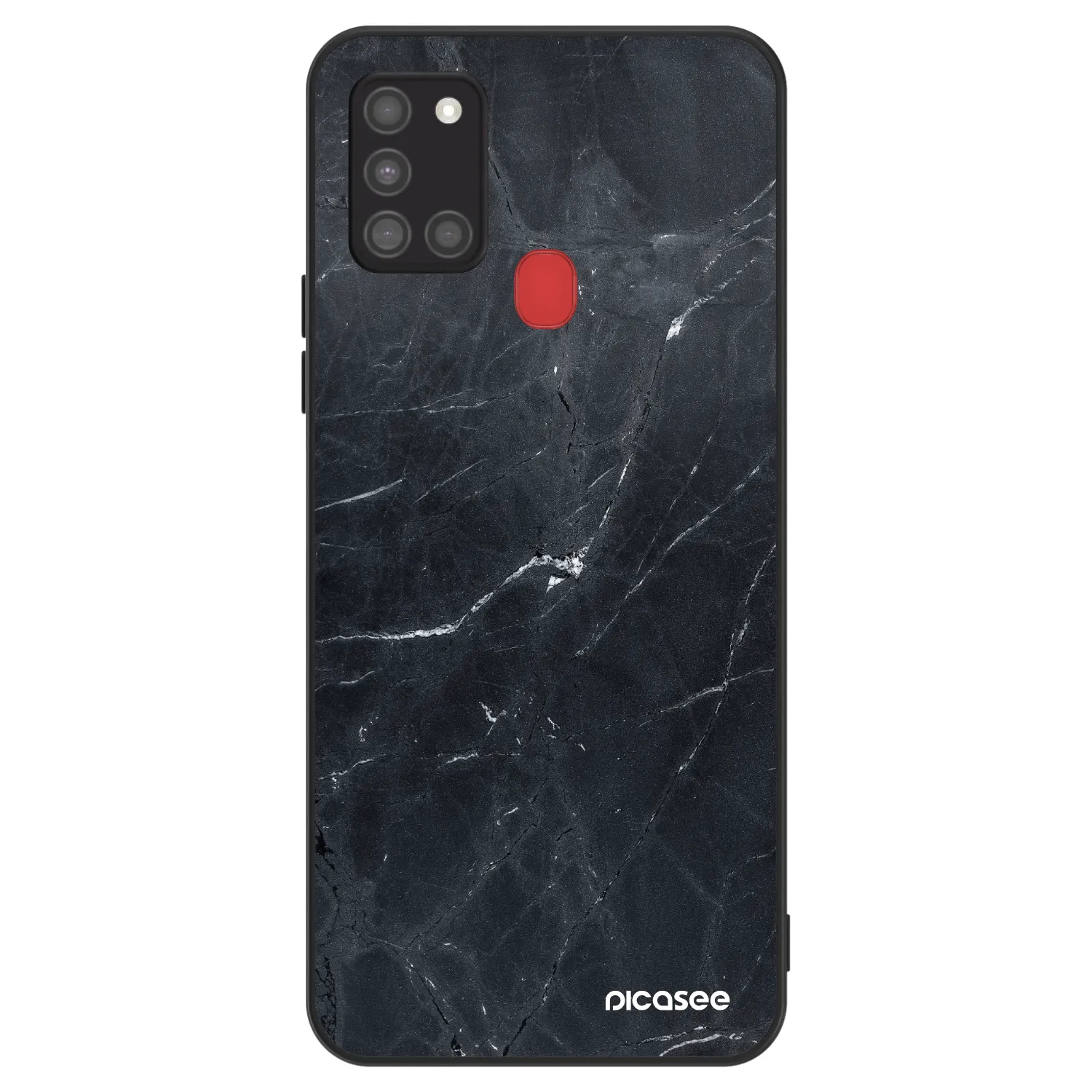 Picasee ULTIMATE CASE για Samsung Galaxy A21s - Black marble