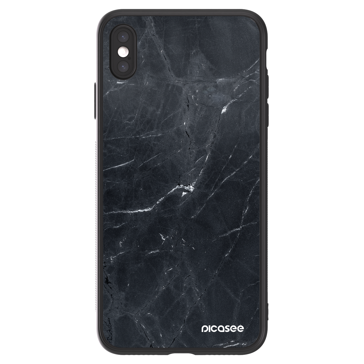 Picasee ULTIMATE CASE για Apple iPhone XS Max - Black marble