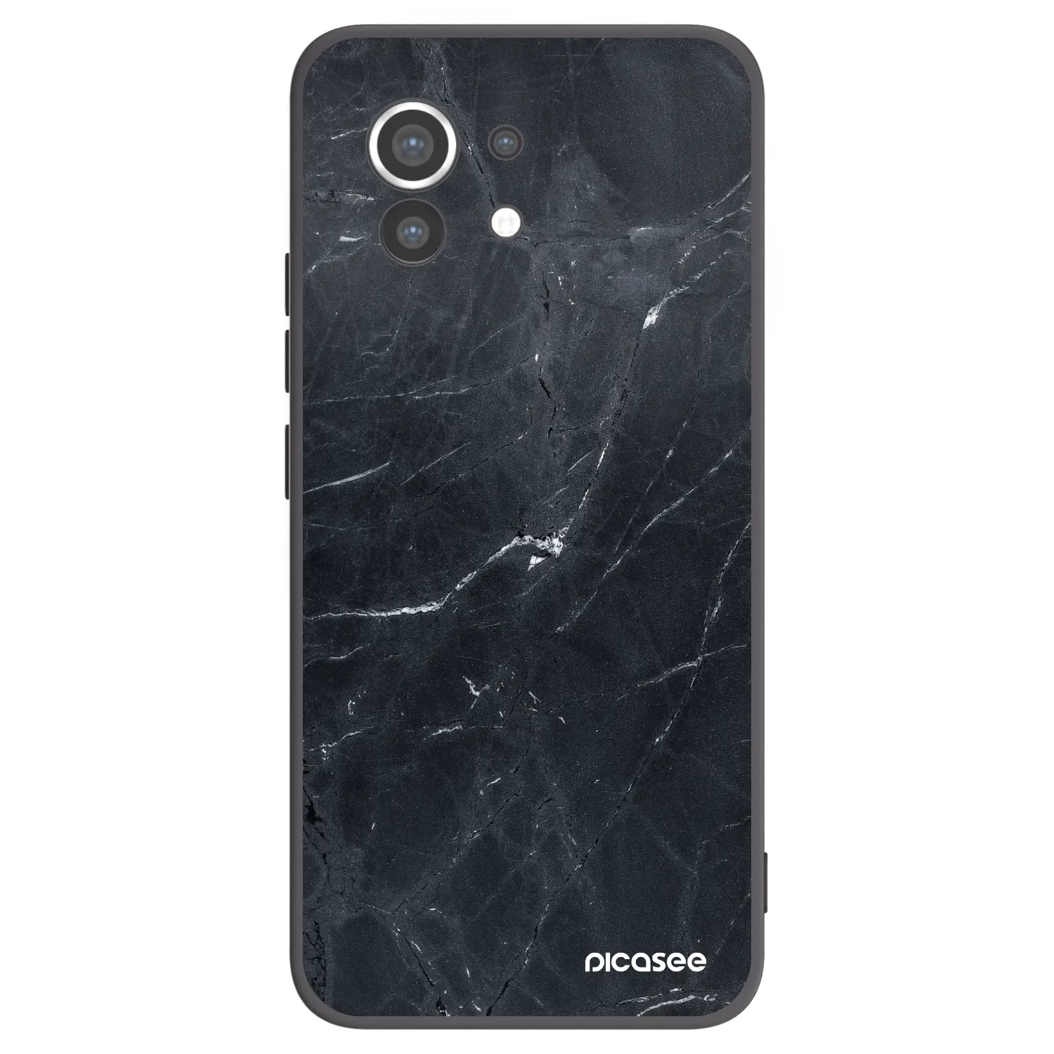 Picasee Μαύρη θήκη σιλικόνης για Xiaomi Mi 11 - Black marble