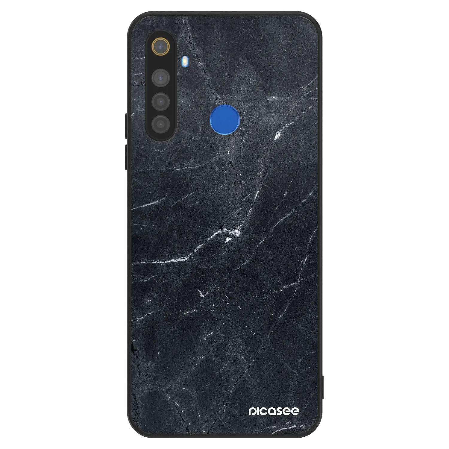 Picasee ULTIMATE CASE για Realme 5 - Black marble