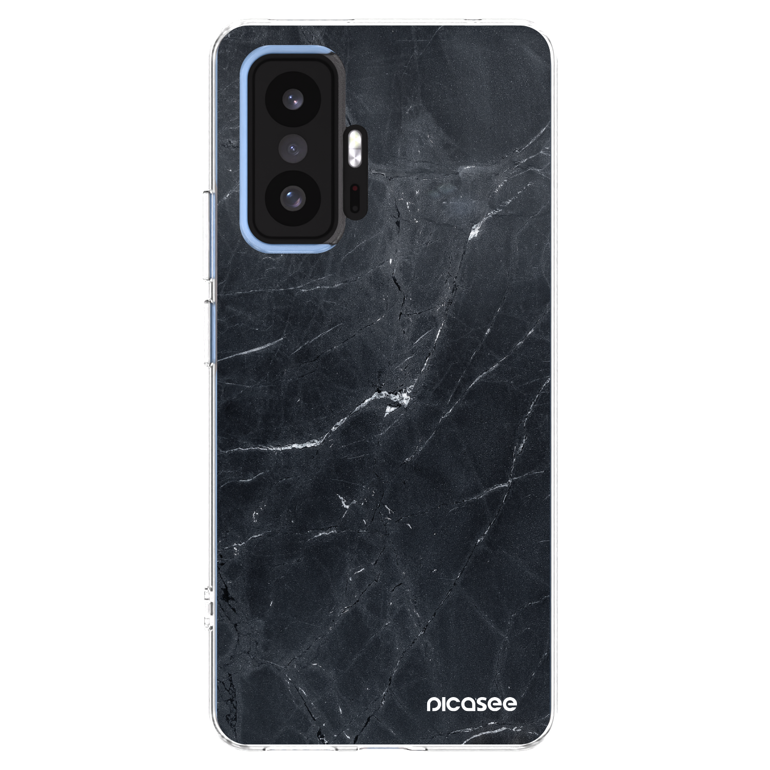 Picasee διαφανής θήκη σιλικόνης Xiaomi 11T - Black marble
