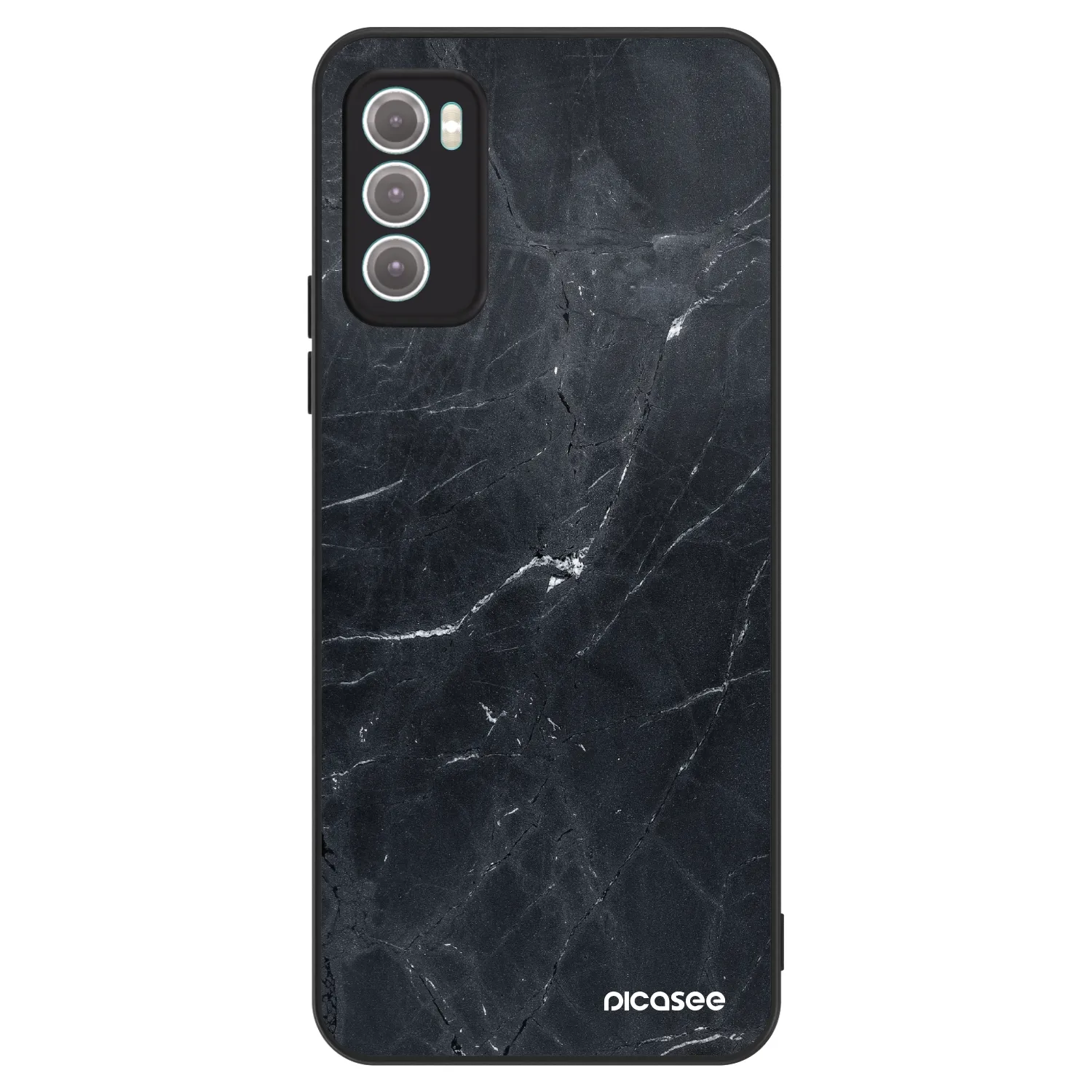 Picasee ULTIMATE CASE για Motorola Moto G60 - Black marble