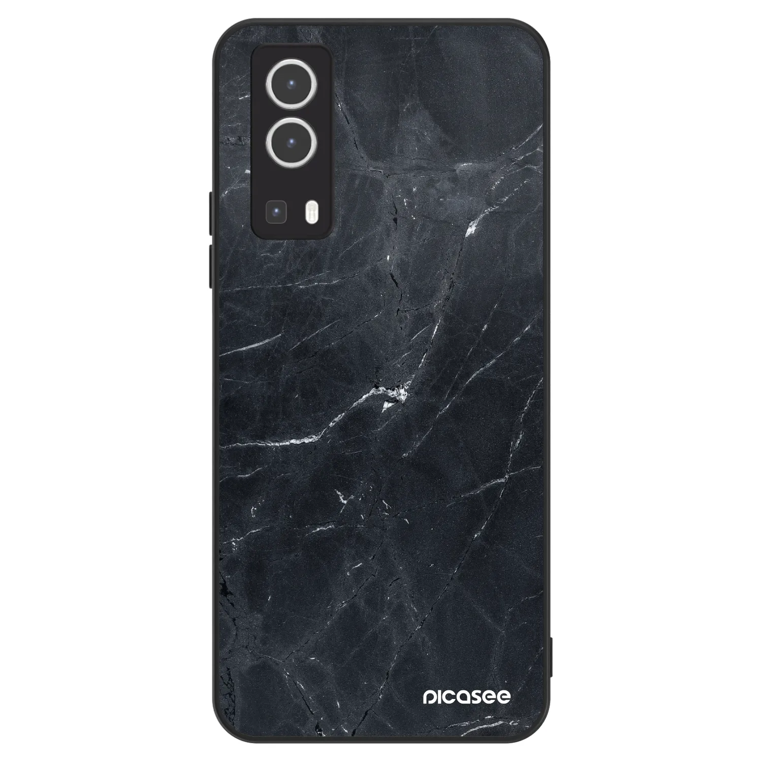 Picasee ULTIMATE CASE για Vivo Y72 5G - Black marble