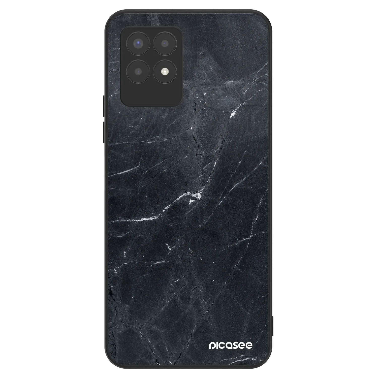 Picasee ULTIMATE CASE για Realme 8i - Black marble