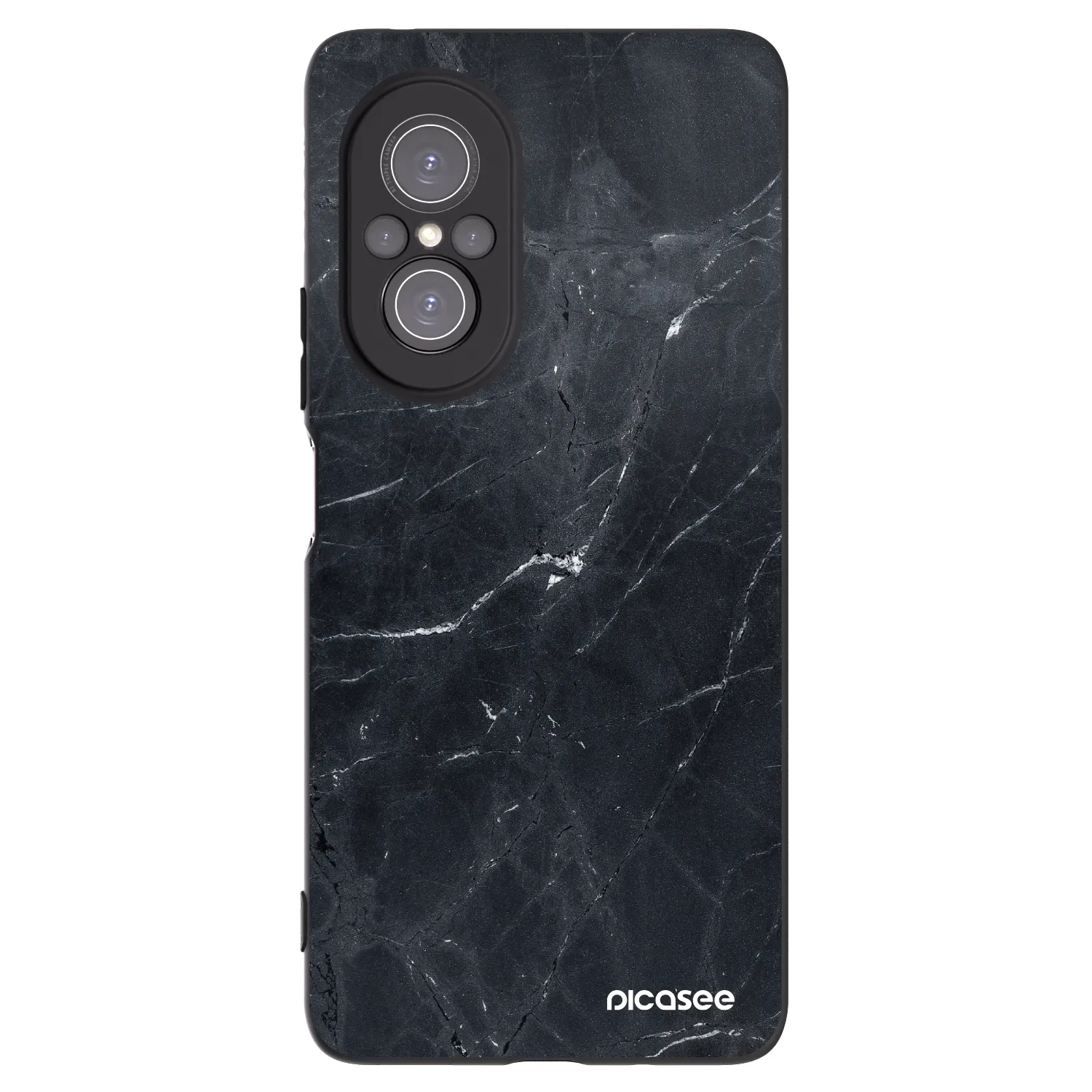Picasee Μαύρη θήκη σιλικόνης για Huawei Nova 9 SE - Black marble