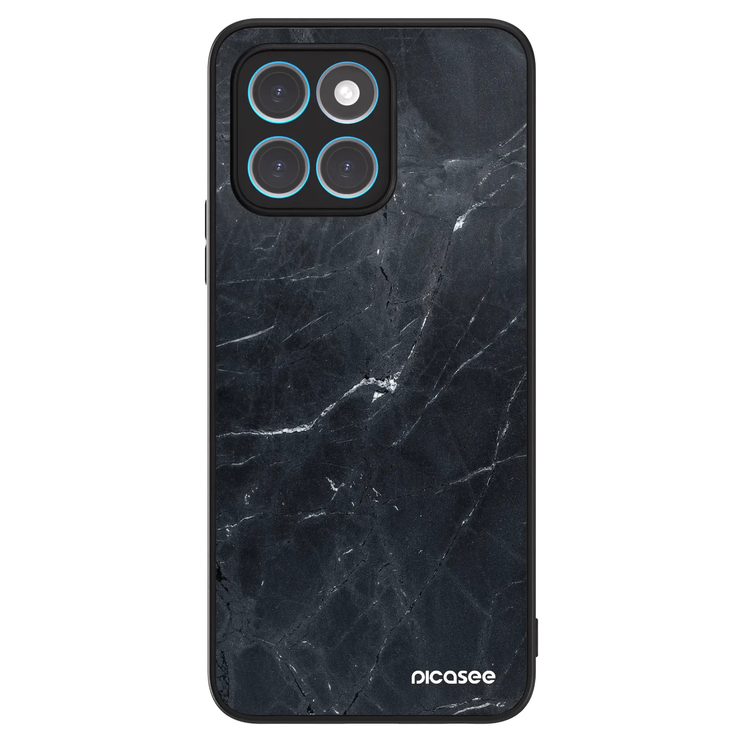 Picasee ULTIMATE CASE για Honor X8 4G - Black marble