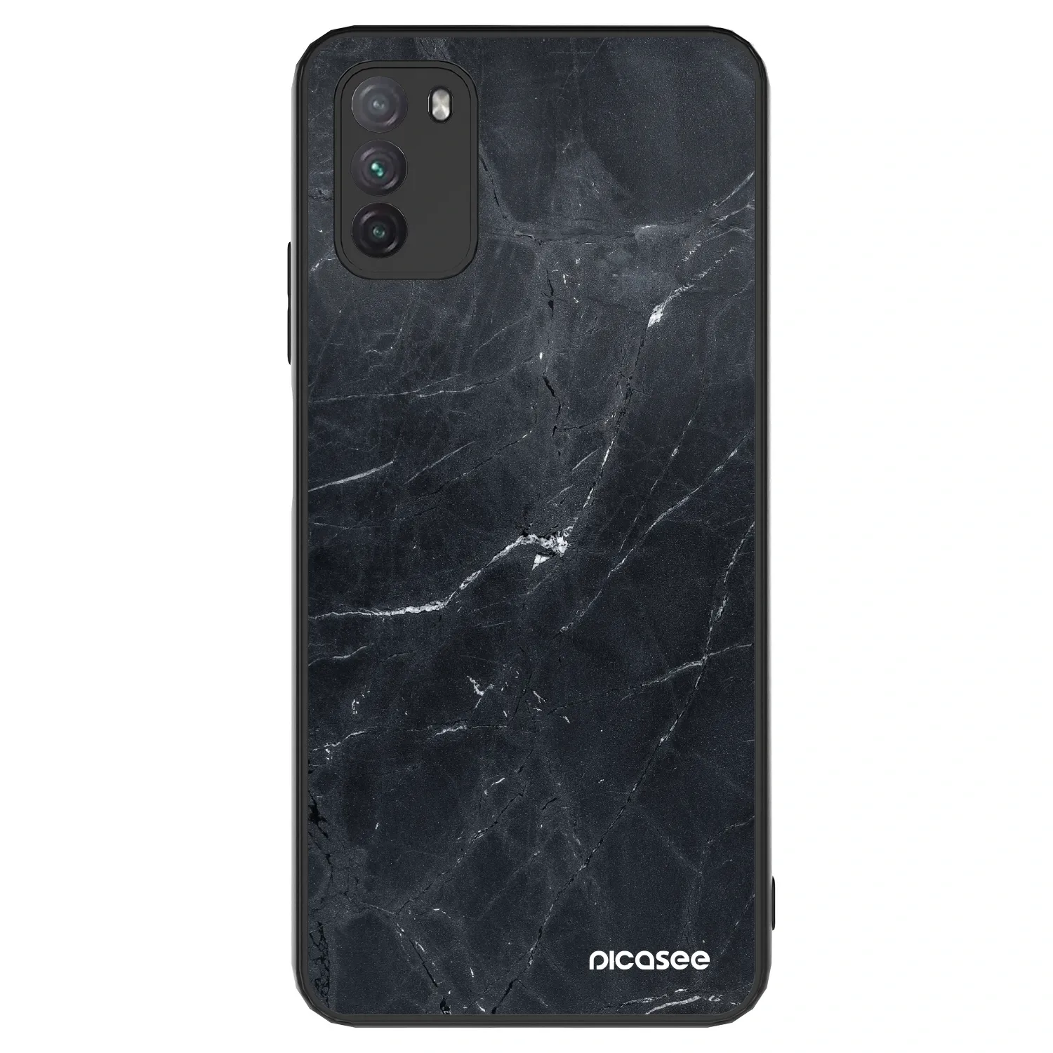 Picasee ULTIMATE CASE για Xiaomi Poco M3 - Black marble