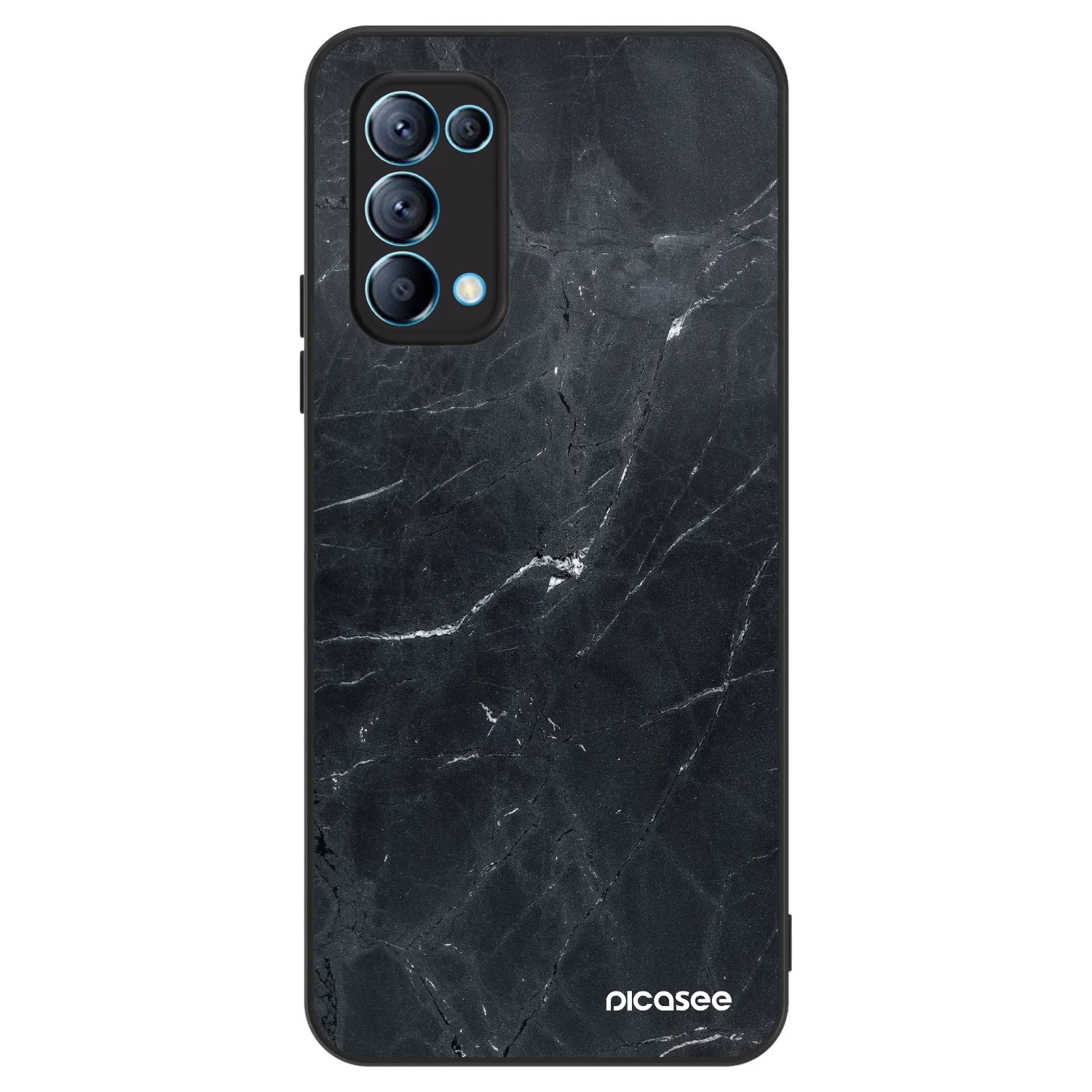 Picasee ULTIMATE CASE για OPPO Reno 5 5G - Black marble