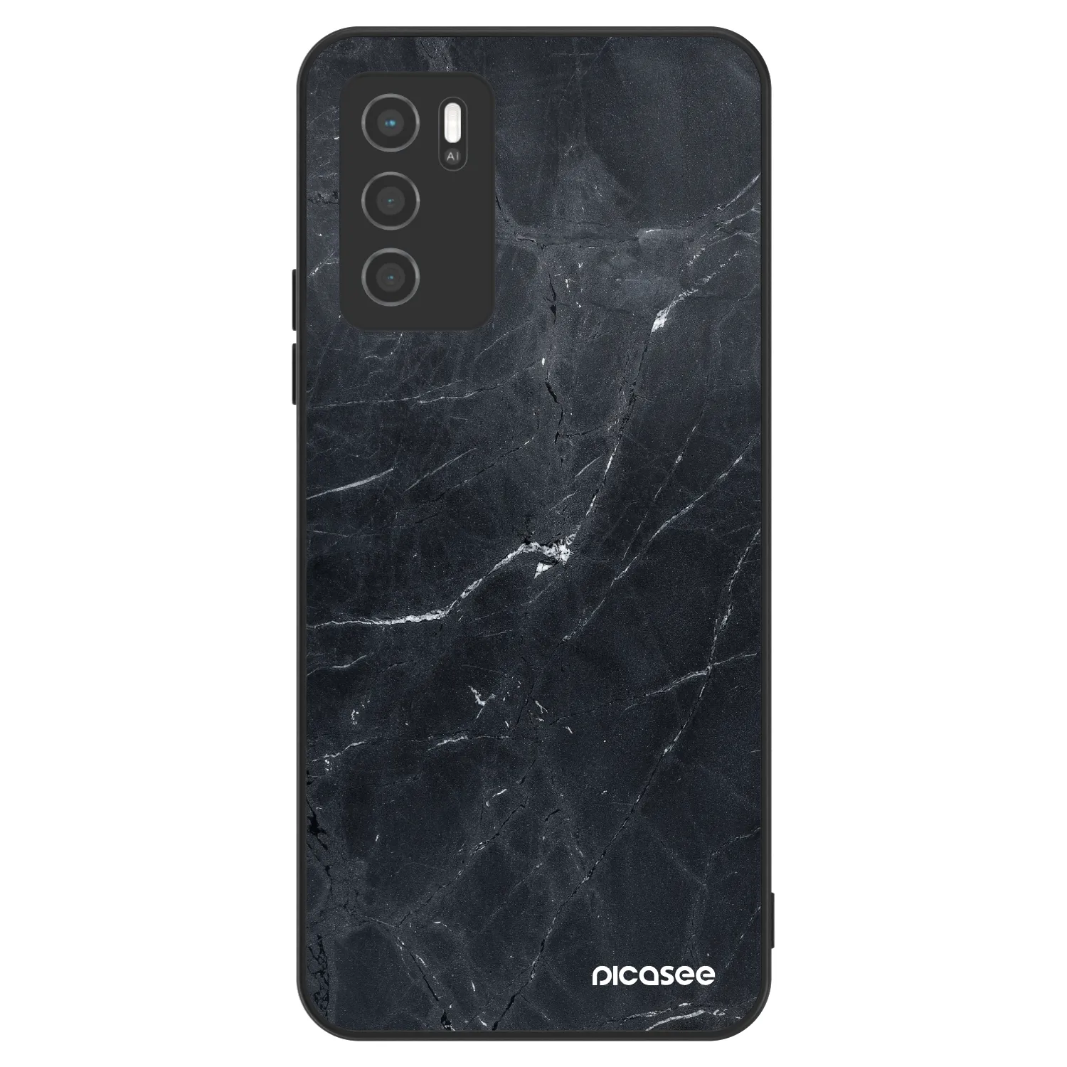 Picasee ULTIMATE CASE για OPPO A16s - Black marble