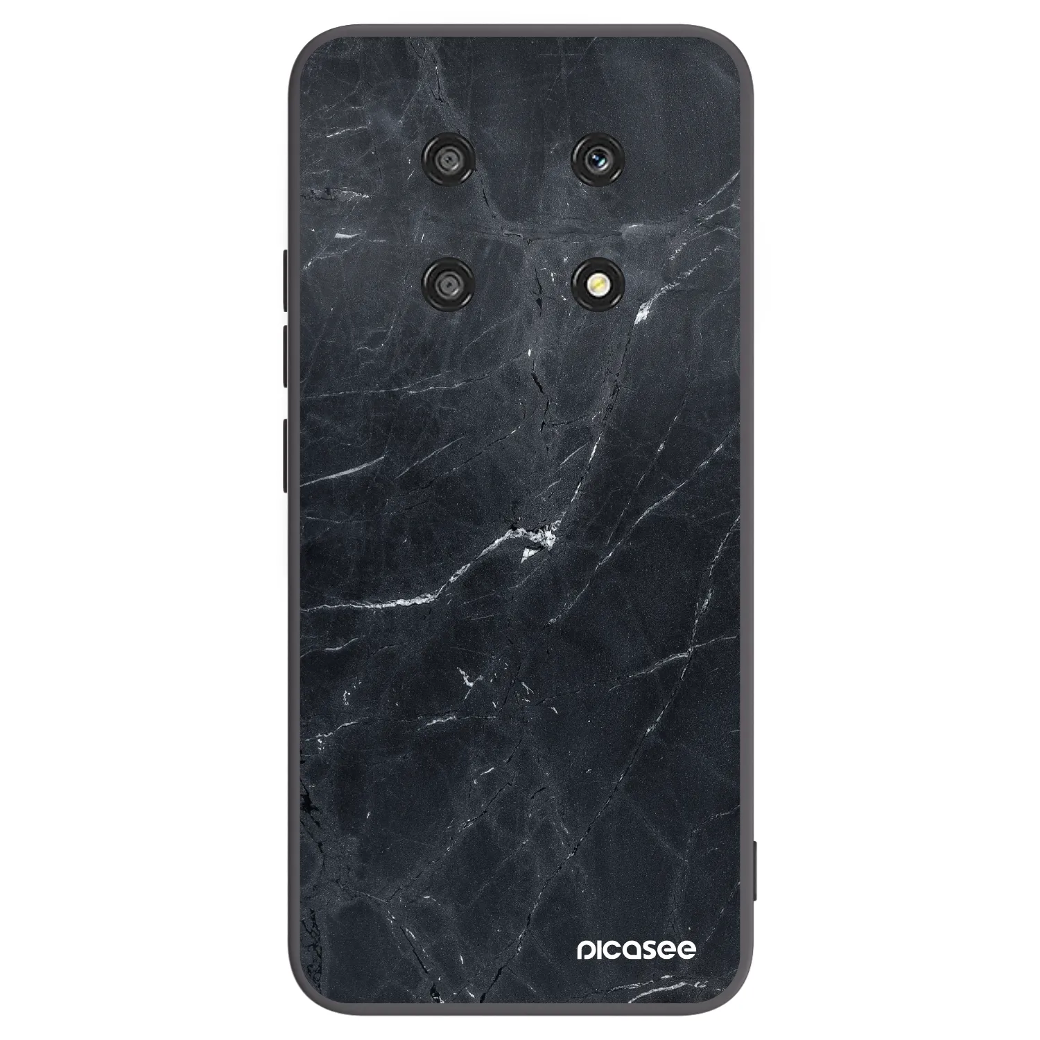 Picasee Μαύρη θήκη σιλικόνης για Honor Magic4 Lite 5G - Black marble