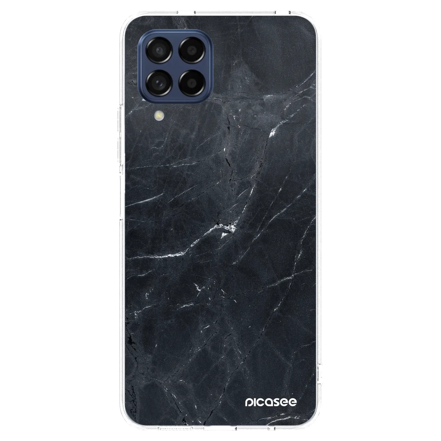 Picasee διαφανής θήκη σιλικόνης Samsung Galaxy M53 5G - Black marble