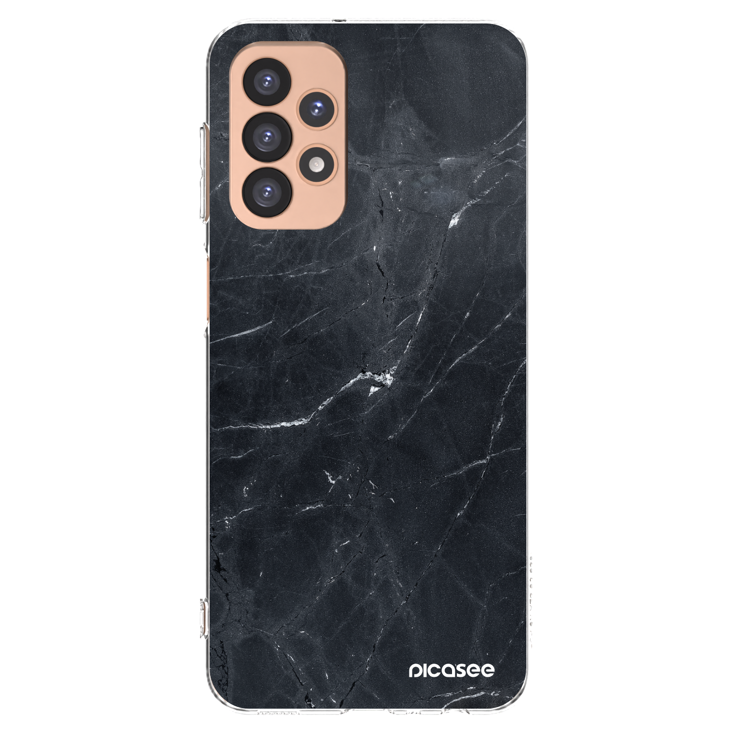 Picasee διαφανής θήκη σιλικόνης Samsung Galaxy A23 A236B 5G - Black marble
