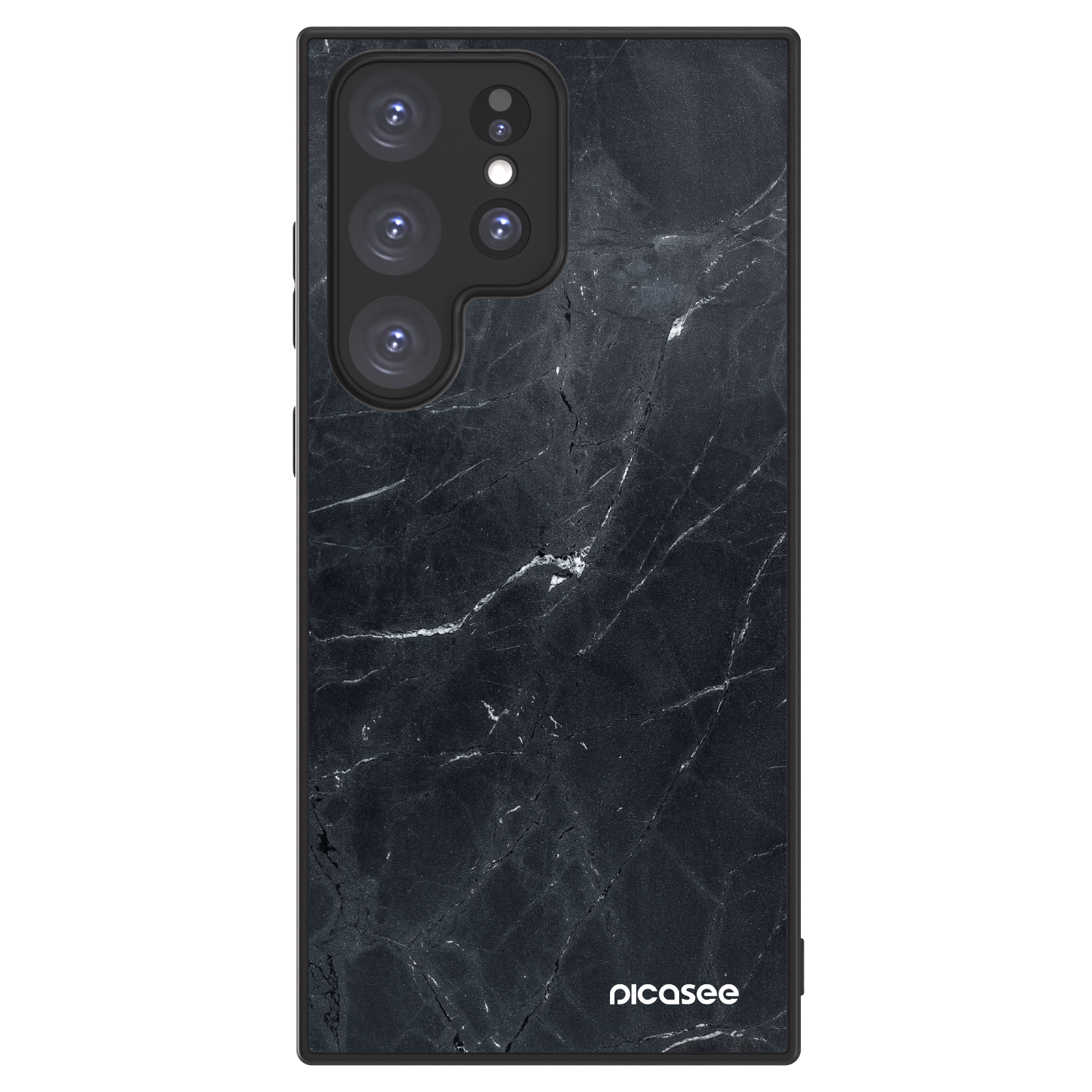 Picasee ULTIMATE CASE για Samsung Galaxy S23 Ultra 5G - Black marble