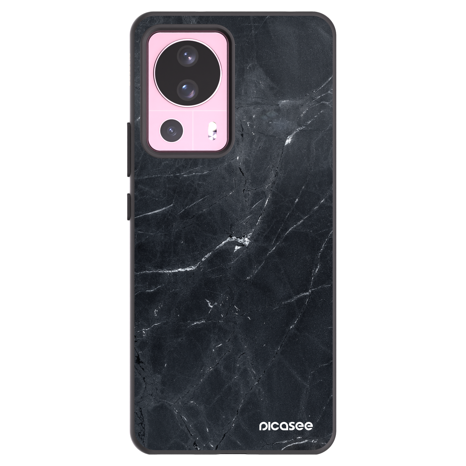 Picasee Μαύρη θήκη σιλικόνης για Xiaomi 13 Lite - Black marble