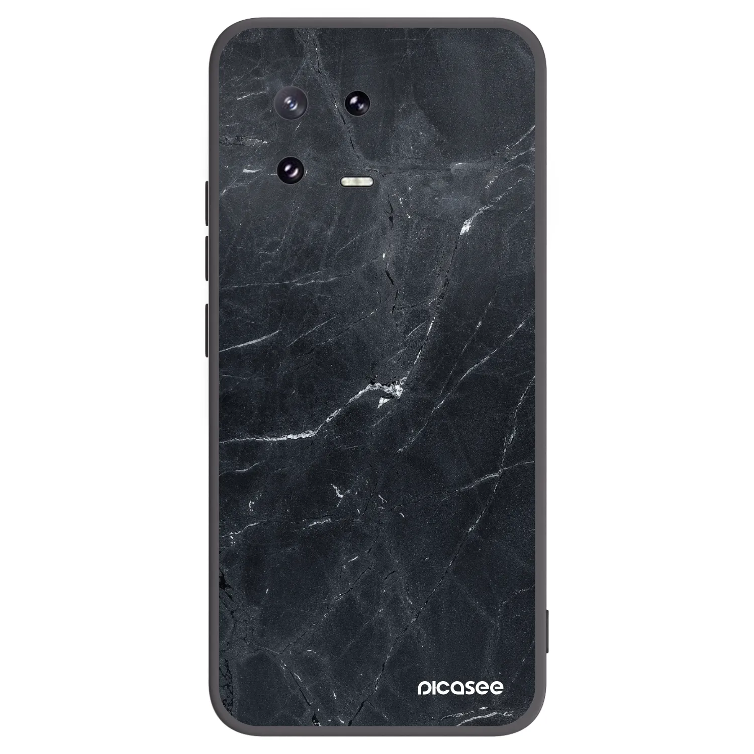 Picasee Μαύρη θήκη σιλικόνης για Xiaomi 13 Pro - Black marble