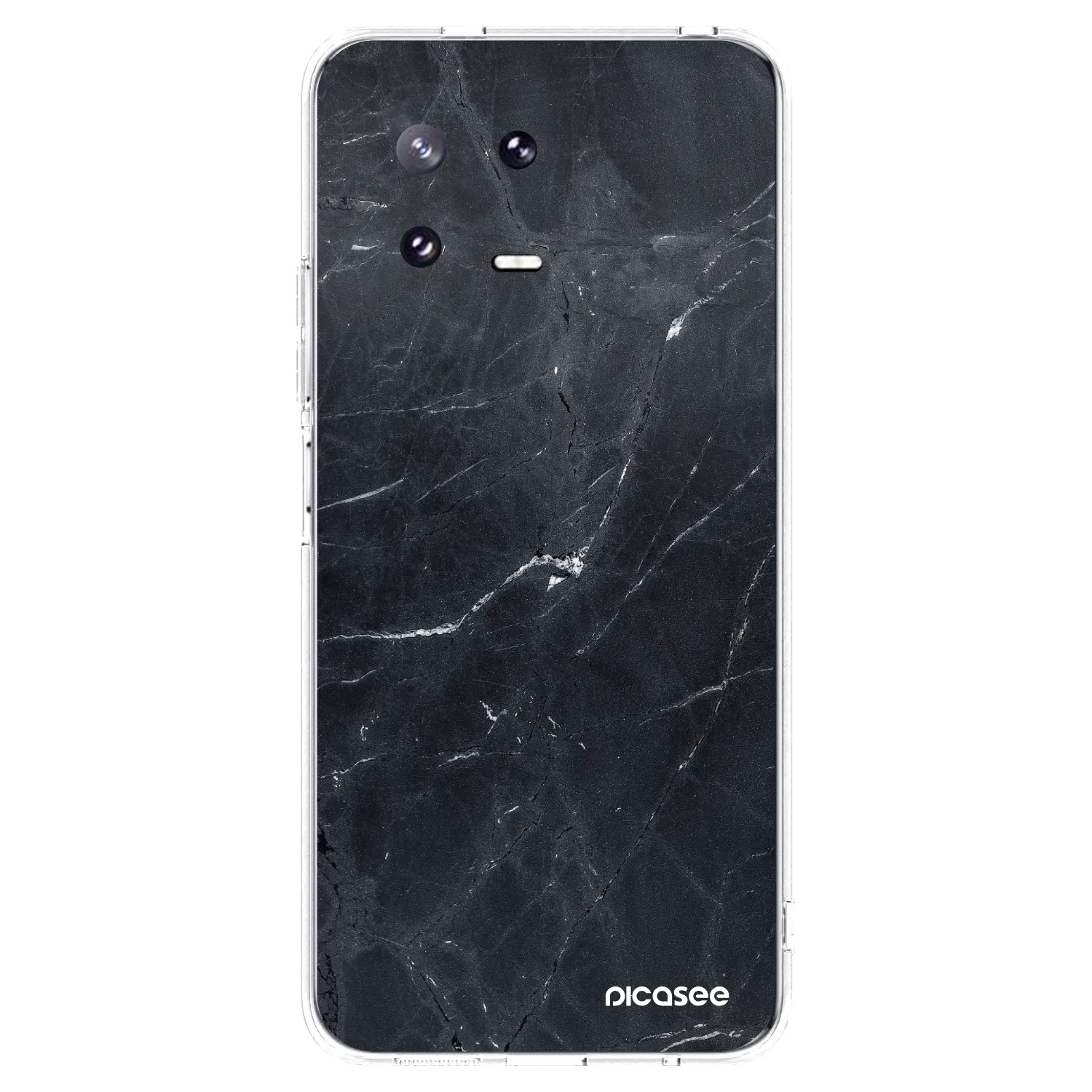 Picasee διαφανής θήκη σιλικόνης Xiaomi 13 Pro - Black marble