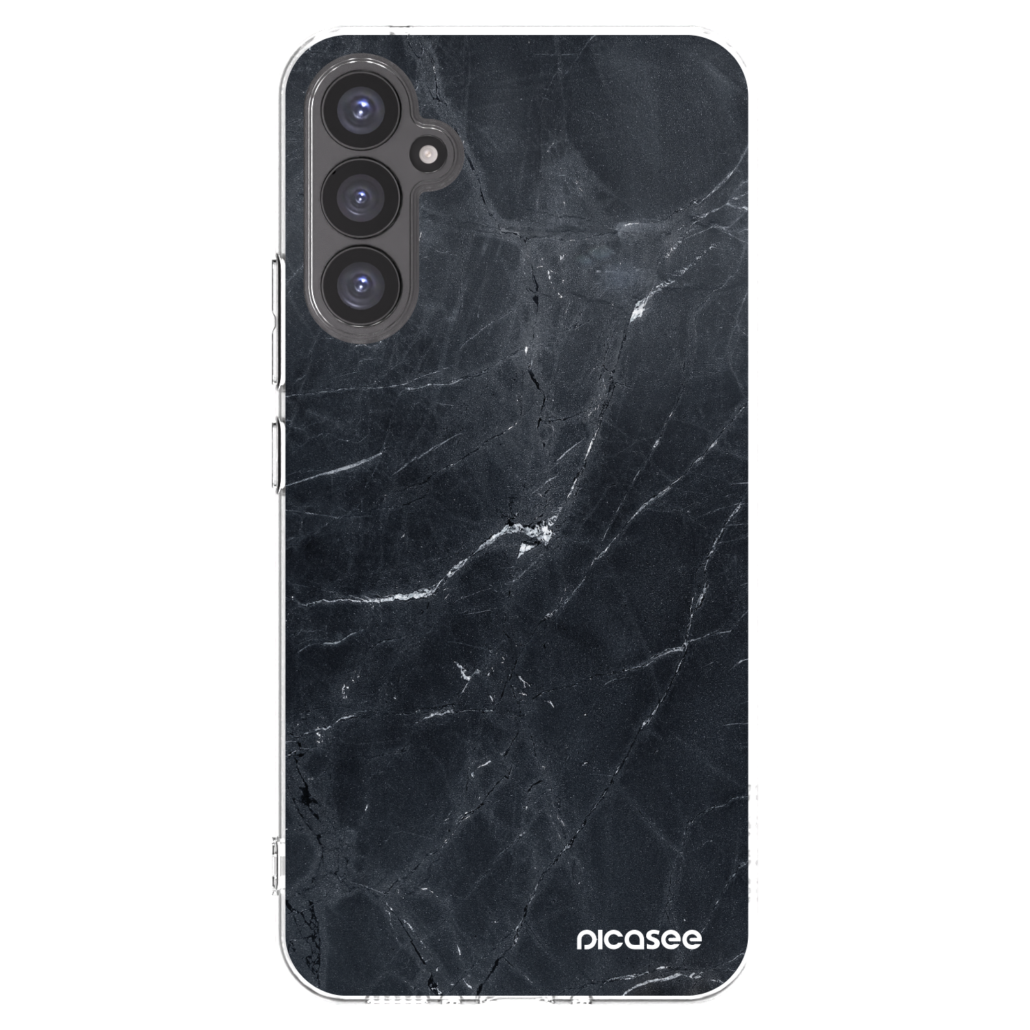 Picasee διαφανής θήκη σιλικόνης Samsung Galaxy A34 5G A346B - Black marble