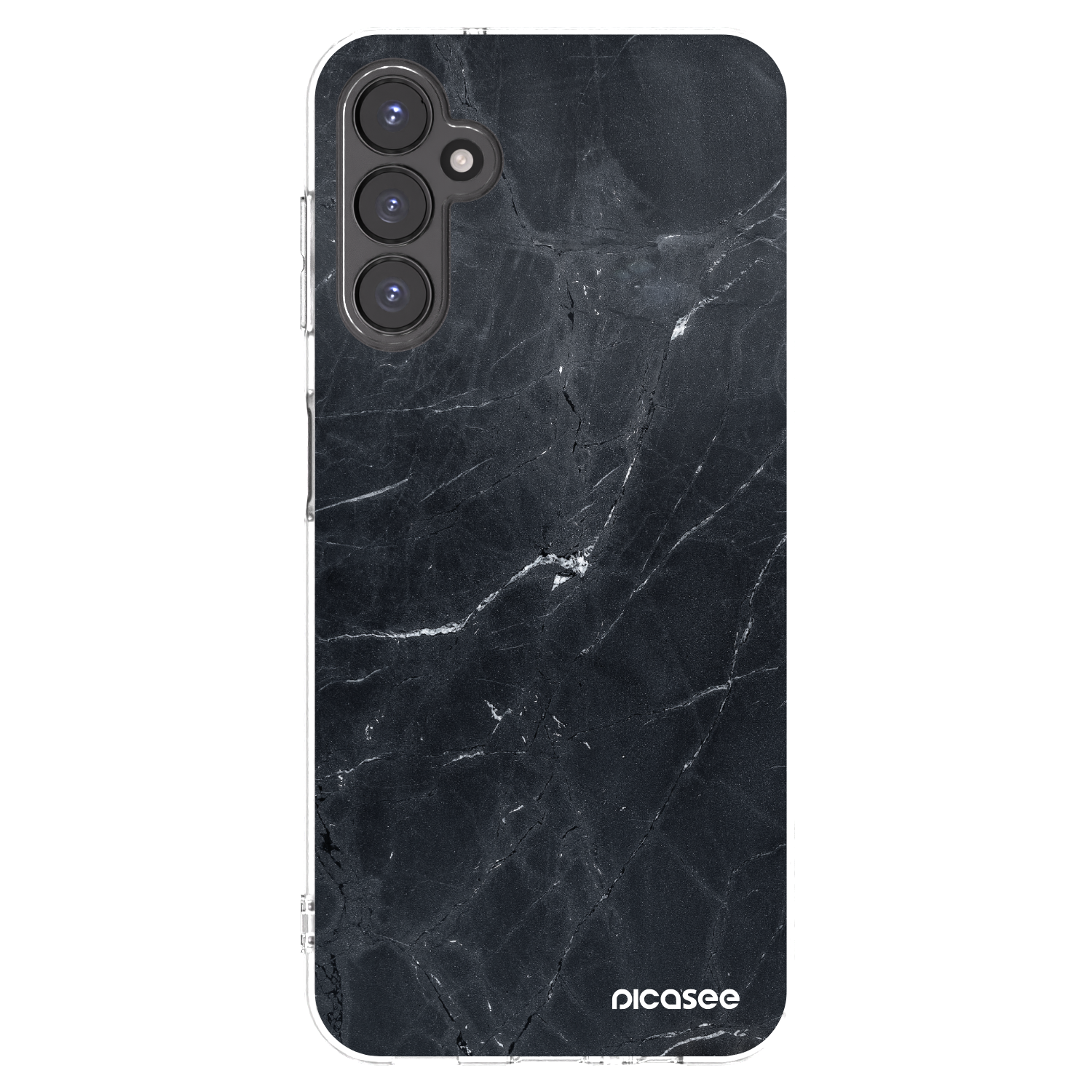 Picasee διαφανής θήκη σιλικόνης Samsung Galaxy A14 4G A145R - Black marble