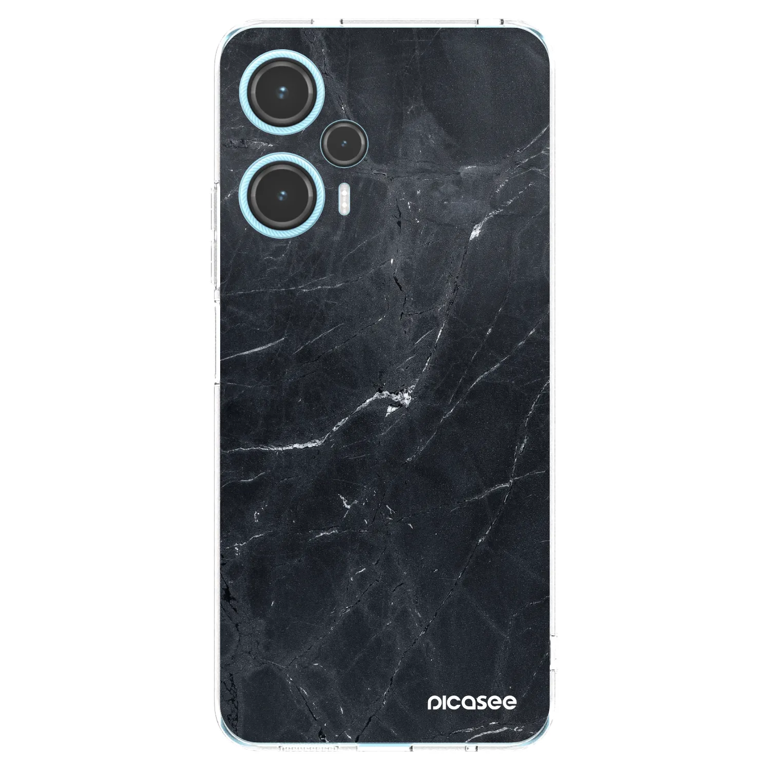 Picasee διαφανής θήκη σιλικόνης Xiaomi Poco F5 - Black marble
