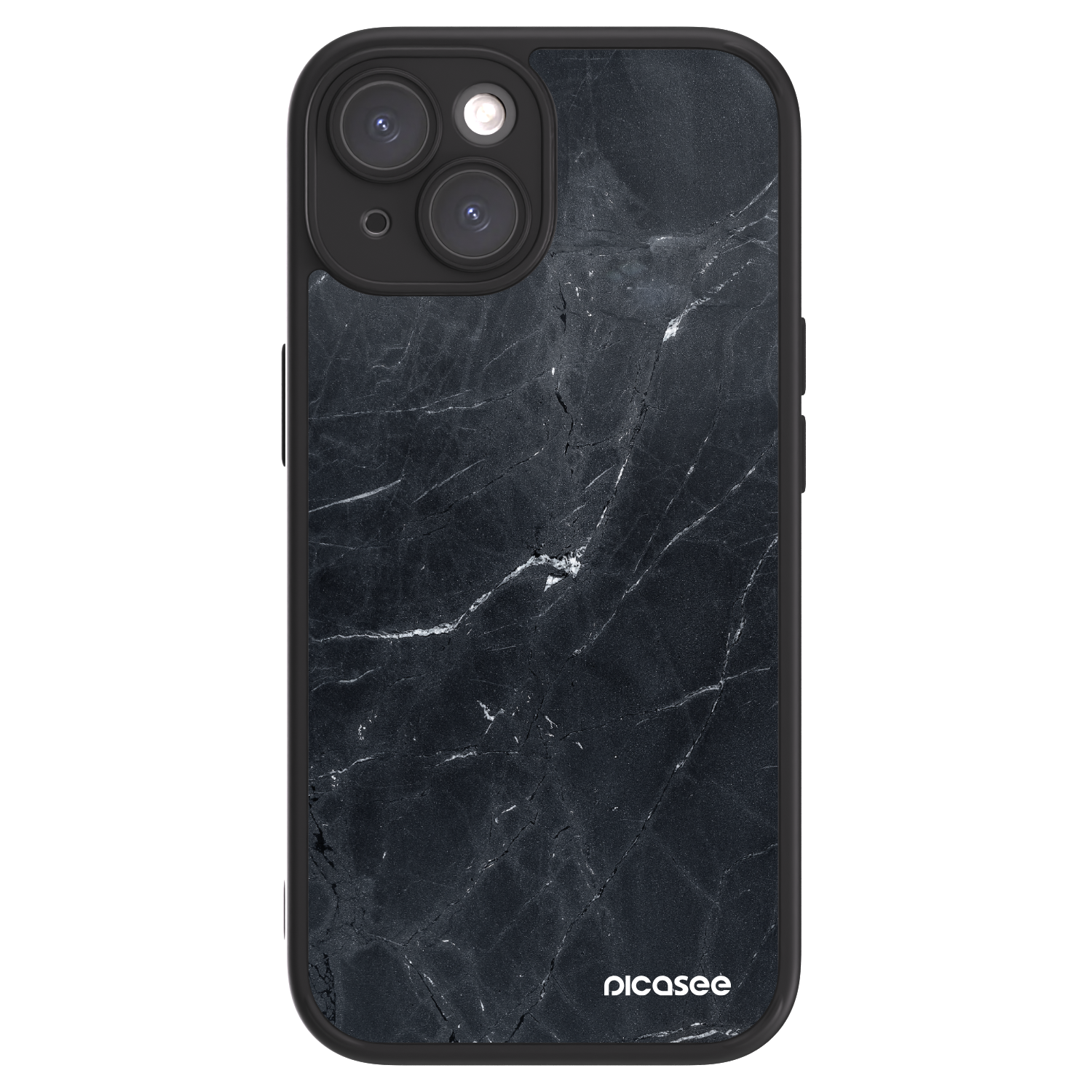 Picasee ULTIMATE CASE για Apple iPhone 15 - Black marble
