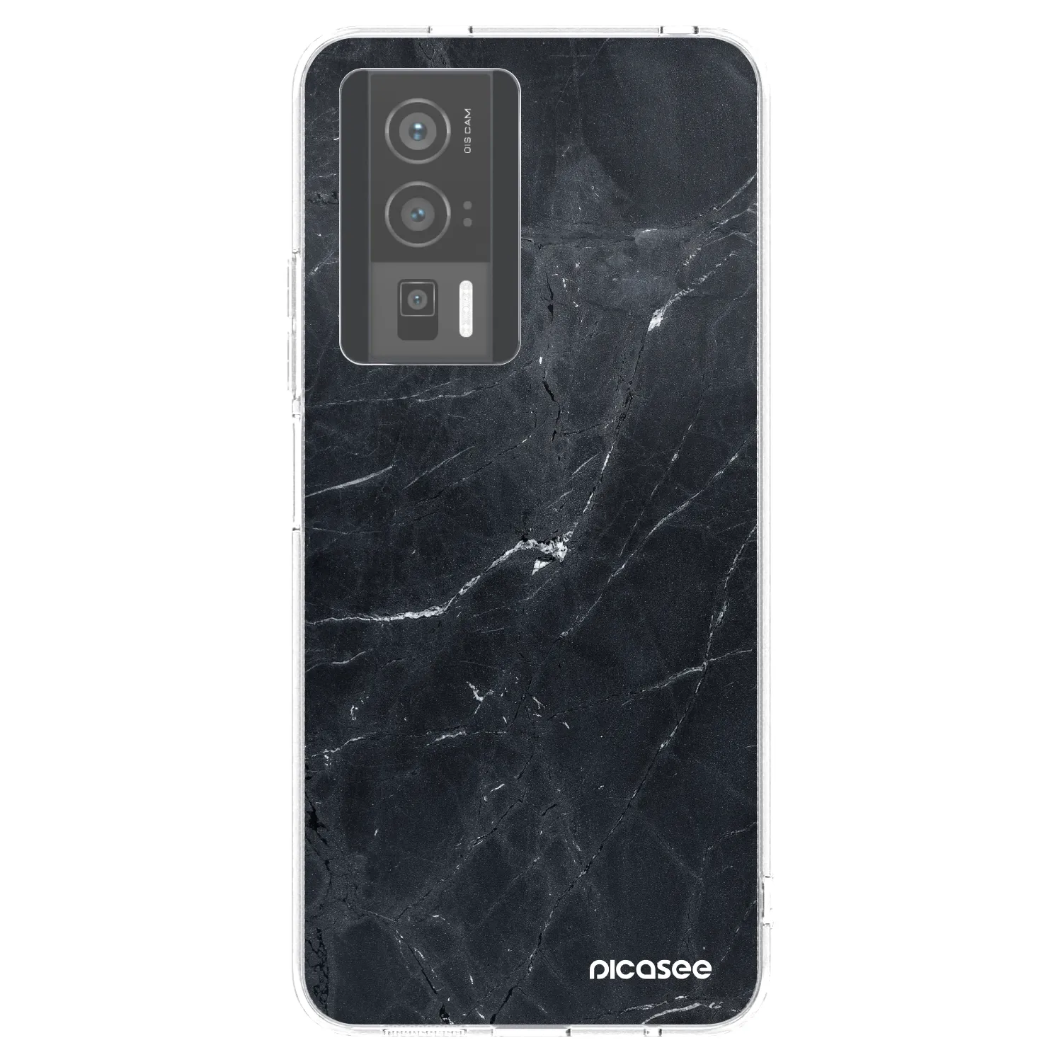 Picasee διαφανής θήκη σιλικόνης Xiaomi Poco F5 Pro 5G - Black marble