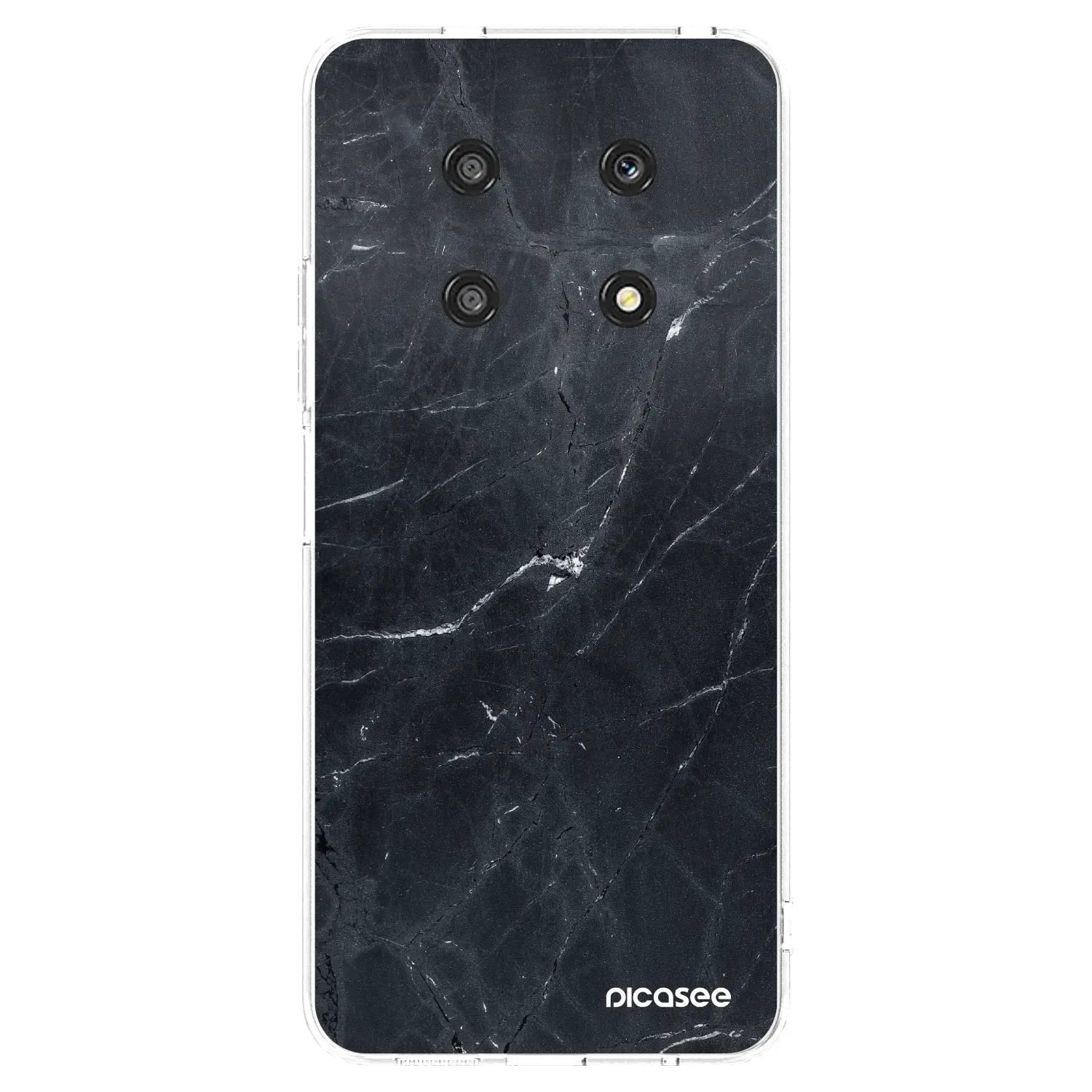 Picasee διαφανής θήκη σιλικόνης Honor Magic4 Lite 5G - Black marble