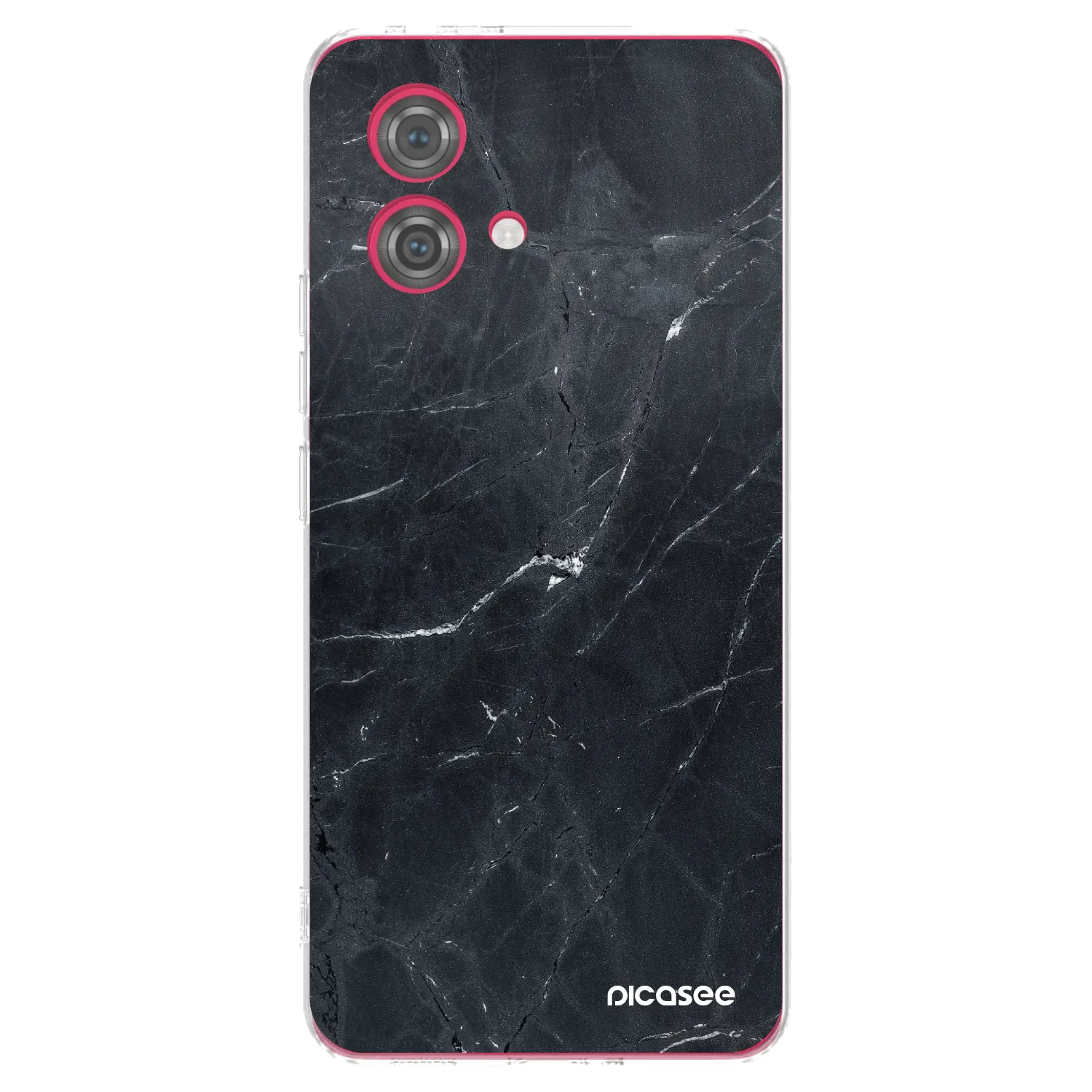 Picasee διαφανής θήκη σιλικόνης Motorola Moto G84 5G - Black marble