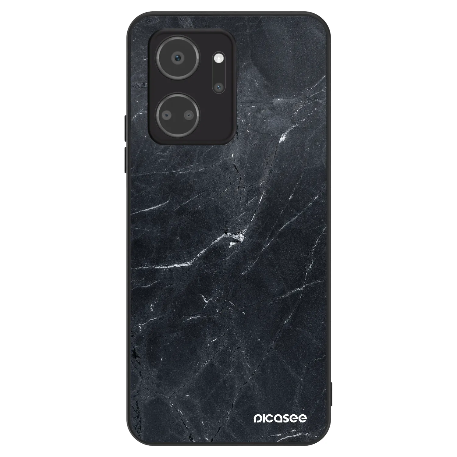 Picasee ULTIMATE CASE για Honor X7a - Black marble
