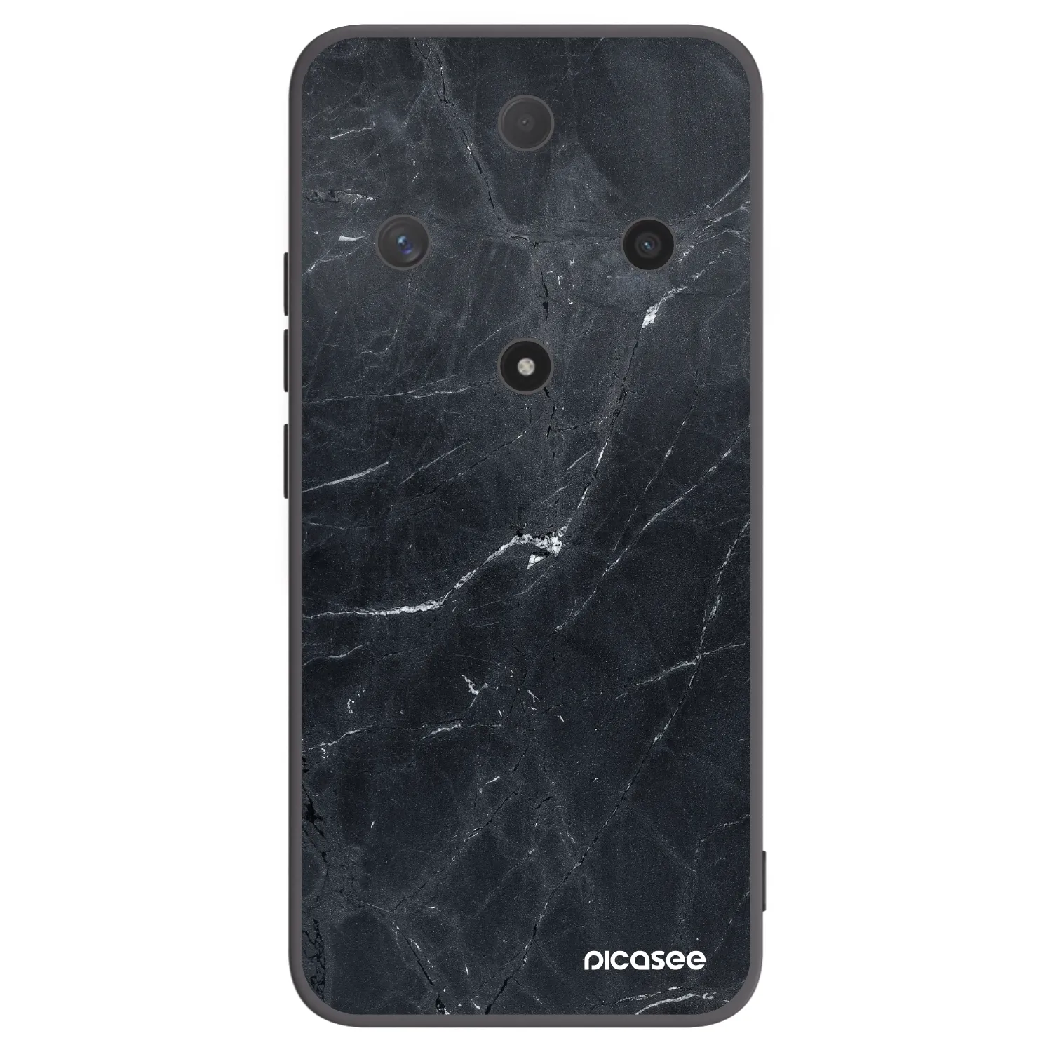 Picasee Μαύρη θήκη σιλικόνης για Honor Magic6 Lite 5G - Black marble