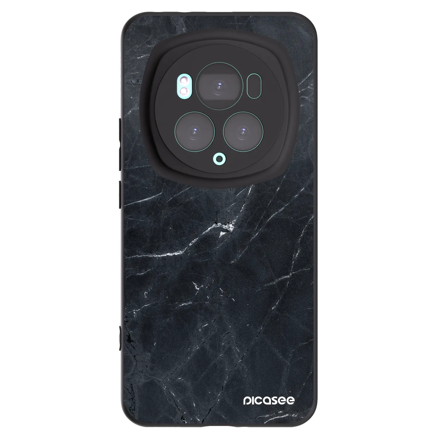 Picasee Μαύρη θήκη σιλικόνης για Honor Magic6 Pro - Black marble