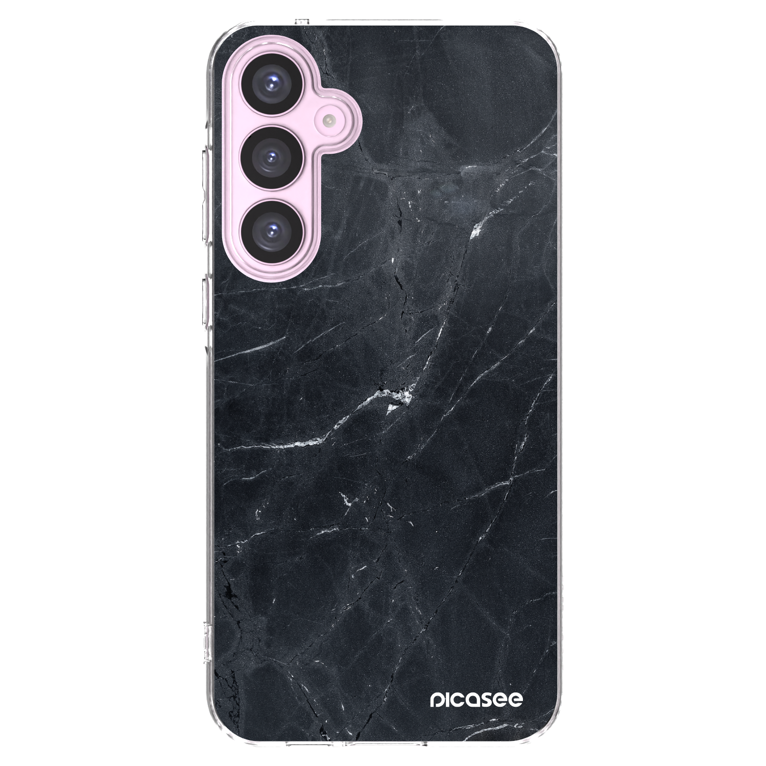 Picasee διαφανής θήκη σιλικόνης Samsung Galaxy A55 5G A556B - Black marble