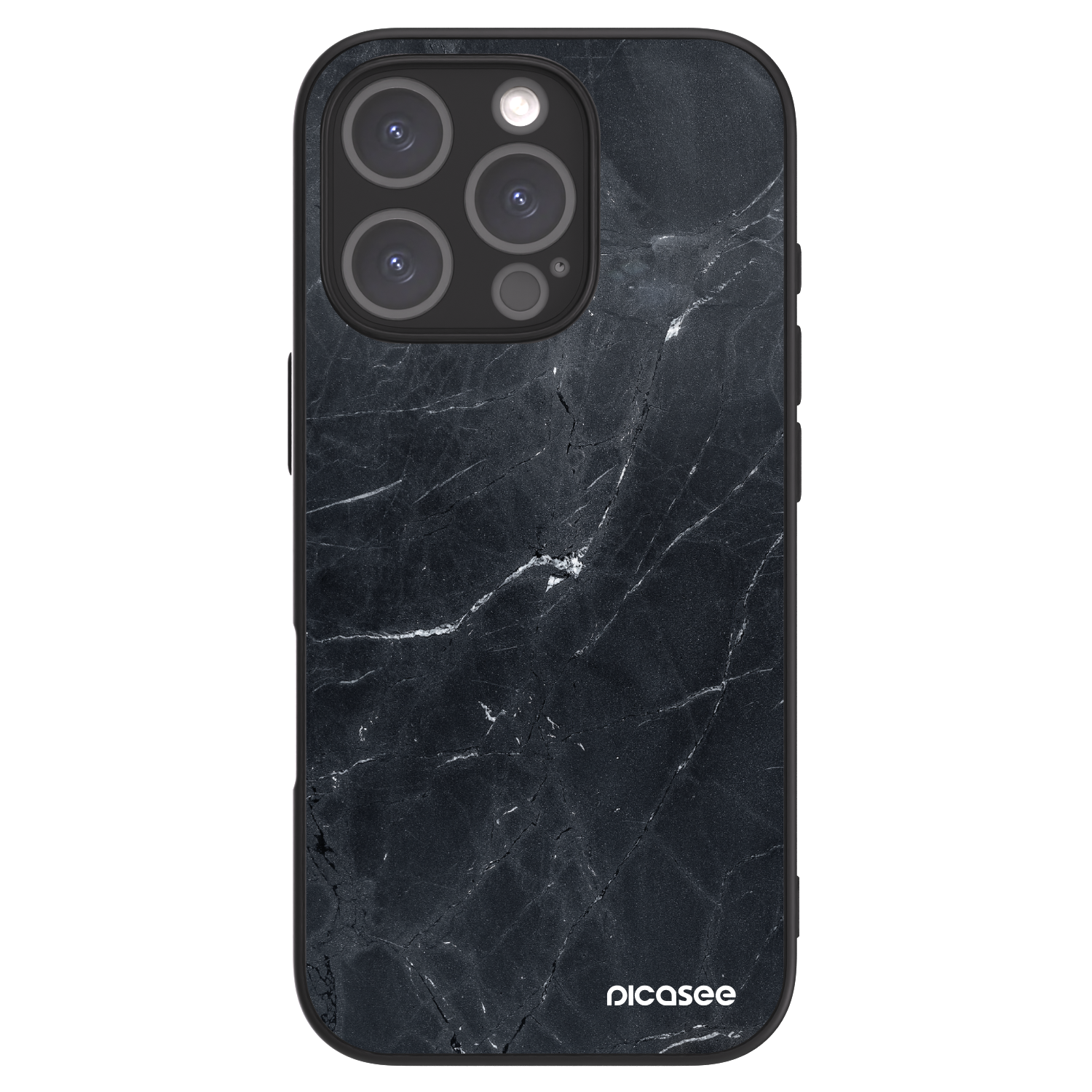 Picasee ULTIMATE CASE για Apple iPhone 16 Pro - Black marble