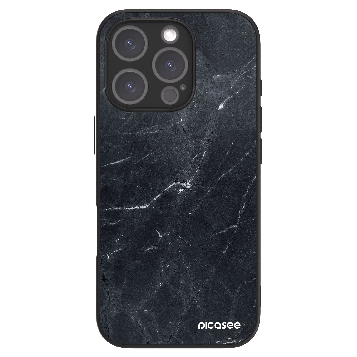 Picasee ULTIMATE CASE MagSafe pro Apple iPhone 16 Pro - Black marble