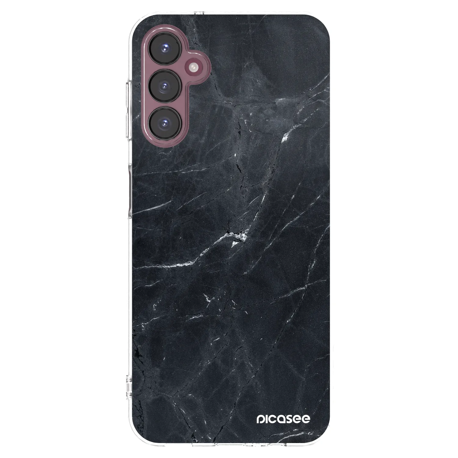 Picasee διαφανής θήκη σιλικόνης Samsung Galaxy A05s A057G - Black marble