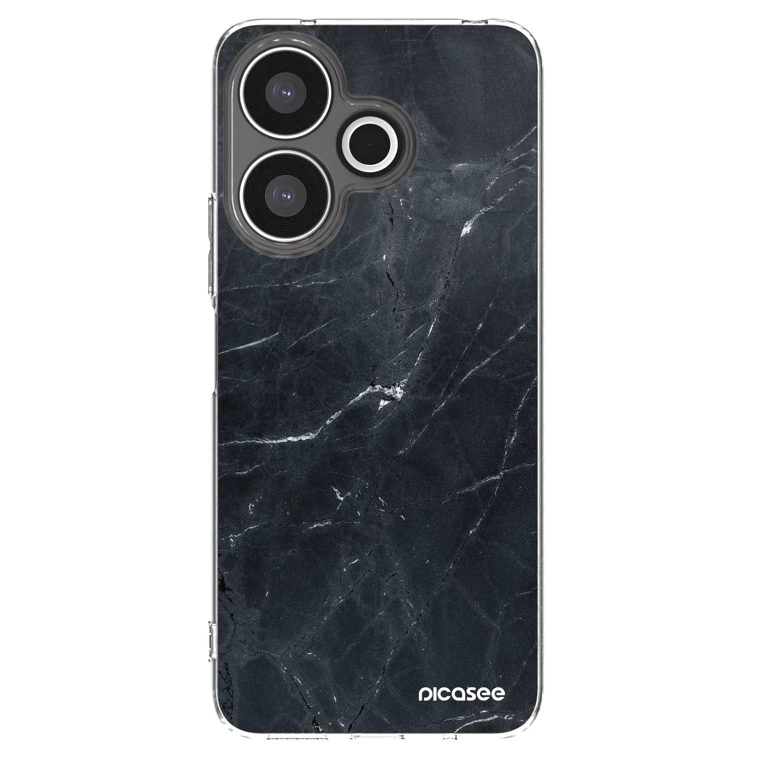 Picasee διαφανής θήκη σιλικόνης Xiaomi Redmi 13 4G - Black marble