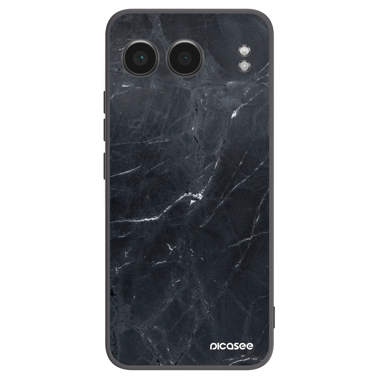 Picasee Μαύρη θήκη σιλικόνης για OnePlus Nord 4 - Black marble