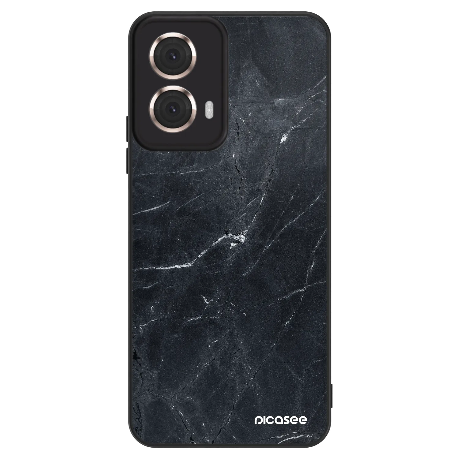 Picasee ULTIMATE CASE για Motorola Moto G85 - Black marble
