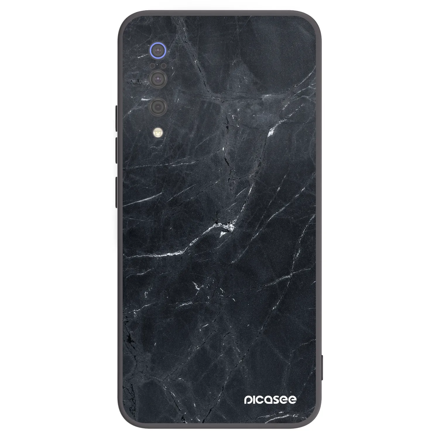 Picasee Μαύρη θήκη σιλικόνης για Xiaomi Mi 9 - Black marble