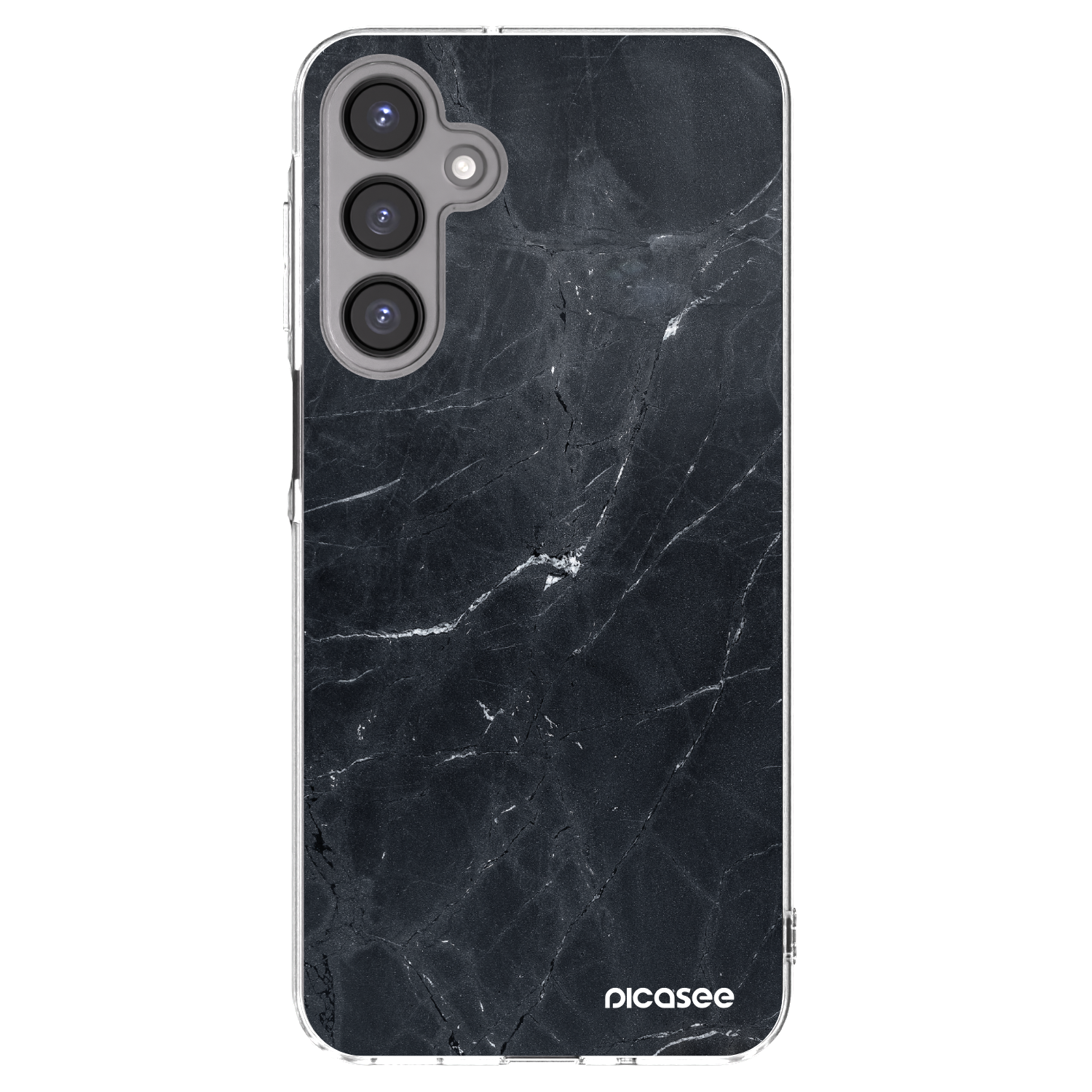 Picasee διαφανής θήκη σιλικόνης Samsung Galaxy A16 5G - Black marble