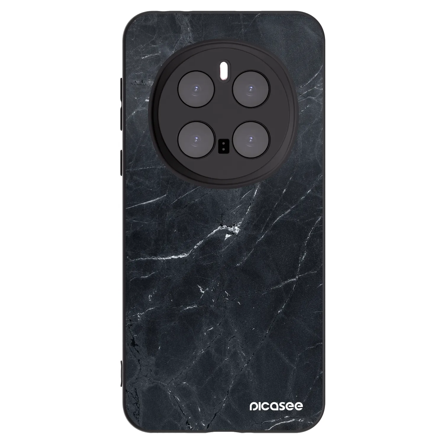 Picasee Μαύρη θήκη σιλικόνης για Honor Magic7 Pro 5G - Black marble