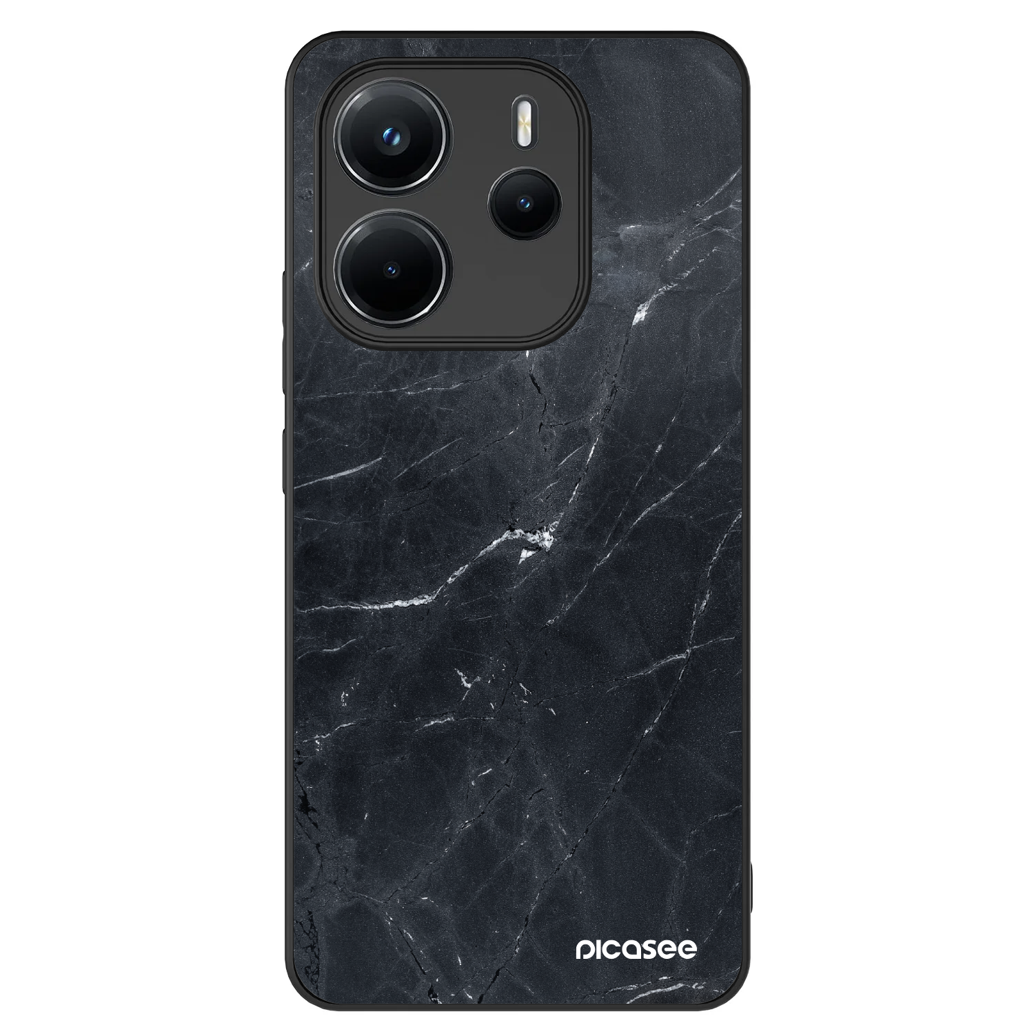 Picasee ULTIMATE CASE για Xiaomi Redmi Note 14 4G - Black marble