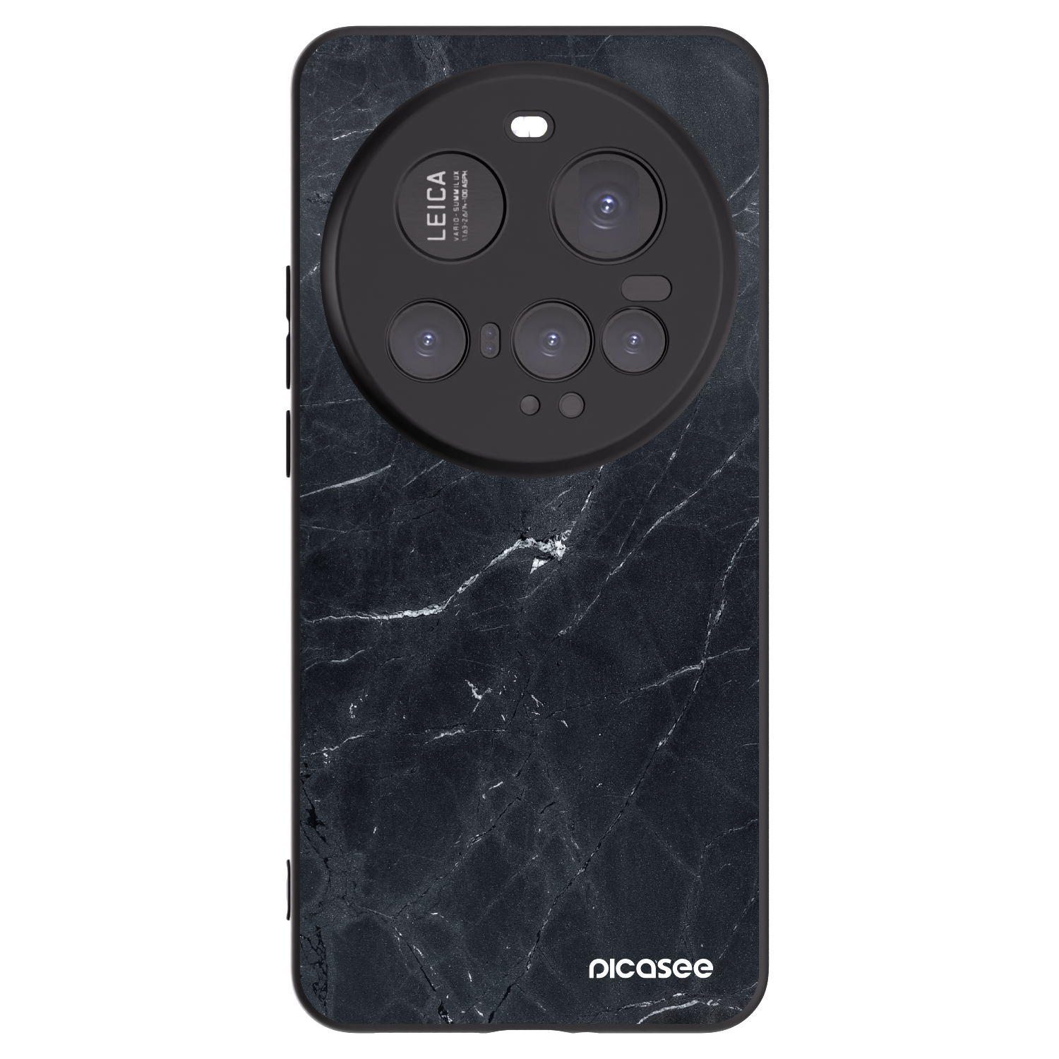 Picasee Μαύρη θήκη σιλικόνης για Xiaomi 15 Ultra - Black marble
